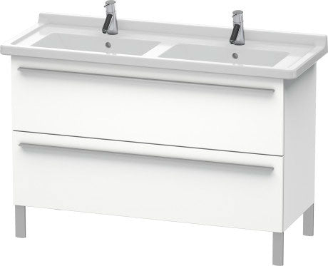 Duravit X-Large 47" x 26" x 18" White Finish Two Drawer Floorstanding Vanity Unit (XL653801818)