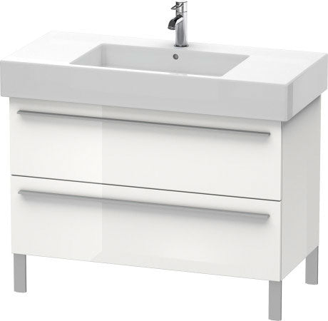 Duravit X-Large 39" x 23" x 18" Taupe Finish Two Drawer Floorstanding Vanity Unit (XL654409191)