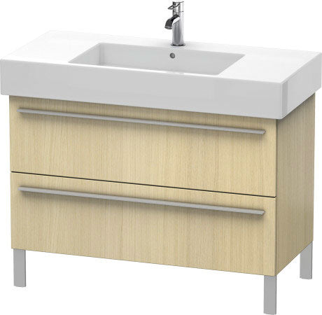 Duravit X-Large 39" x 23" x 18" Mediterranean Oak Finish Two Drawer Floorstanding Vanity Unit (XL654407171)