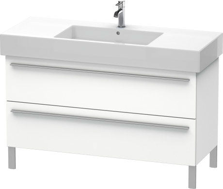 Duravit X-Large 47" x 23" x 18" White Finish Two Drawer Floorstanding Vanity Unit (XL654501818)