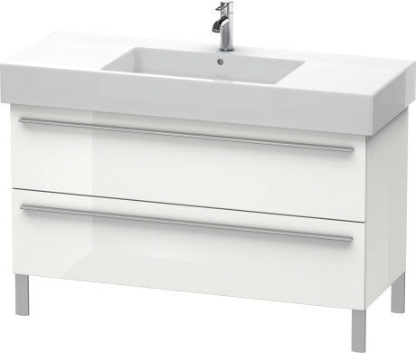 Duravit X-Large 47" x 23" x 18" White Finish Two Drawer Floorstanding Vanity Unit (XL654508585)