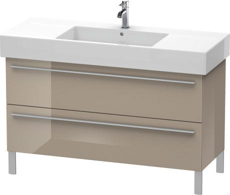 Duravit X-Large 47" x 23" x 18" Cappuccino Finish Two Drawer Floorstanding Vanity Unit (XL654508686)