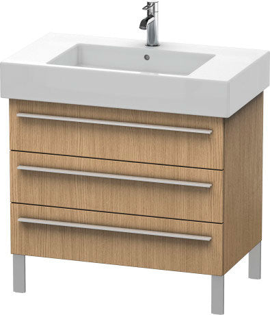 Duravit X-Large 31" x 23" x 18" European Oak Finish Three Drawer Floorstanding Vanity Unit (XL655305252)