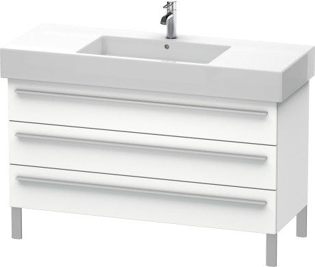 Duravit X-Large 47" x 23" x 18" White Finish Three Drawer Floorstanding Vanity Unit (XL655501818)