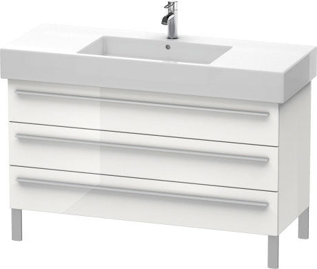 Duravit X-Large 47" x 23" x 18" White Finish Three Drawer Floorstanding Vanity Unit (XL655508585)