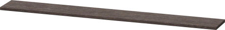 Duravit X-Large 24" Dark Brushed Oak Finish Wall Shelf (XL791207272)