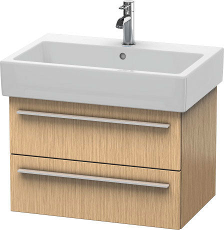 Duravit X-Large 26" x 18" x 17" Walnut Finish Wall-Mounted Vanity Unit (XL634201212)
