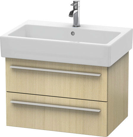 Duravit X-Large 26" x 18" x 17" Mediterranean Oak Finish Wall-Mounted Vanity Unit (XL634207171)