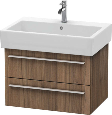 Duravit X-Large 26" x 18" x 17" Walnut Finish Wall-Mounted Vanity Unit (XL634207979)