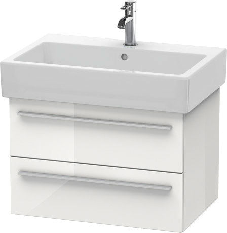 Duravit X-Large 26" x 18" x 17" White Finish Wall-Mounted Vanity Unit (XL634208585)