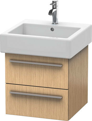 Duravit X-Large 18" x 18" x 17" Brushed Oak Finish Wall-Mounted Vanity Unit (XL634301212)