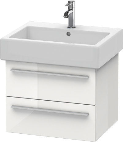Duravit X-Large 22" x 18" x 17" Concrete Gray Finish Wall-Mounted Vanity Unit (XL634400707)