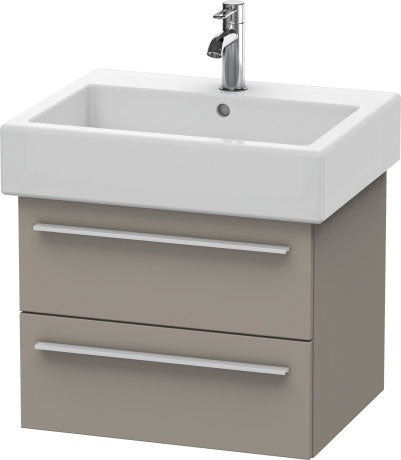 Duravit X-Large 22" x 18" x 17" Basalt Finish Wall-Mounted Vanity Unit (XL634404343)