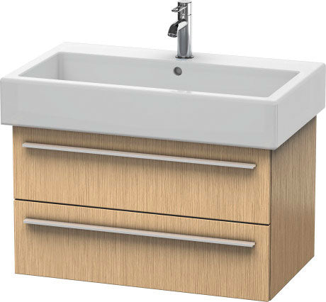 Duravit X-Large 30" x 18" x 17" Brushed Oak Finish Wall-Mounted Vanity Unit (XL634501212)