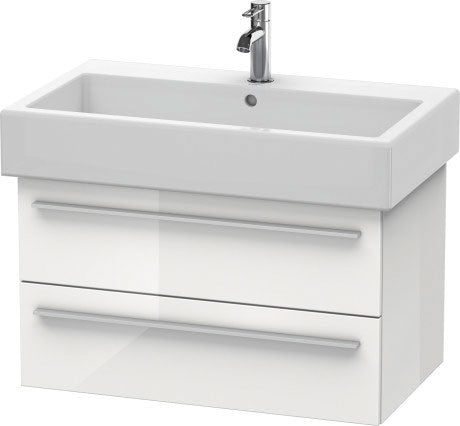 Duravit X-Large 30" x 18" x 17" Walnut Dark Finish Wall-Mounted Vanity Unit (XL634502121)