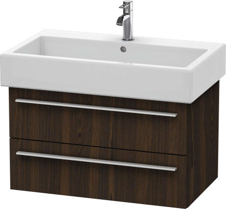 Duravit X-Large 30" x 18" x 17" Walnut Brushed Finish Wall-Mounted Vanity Unit (XL634506969)