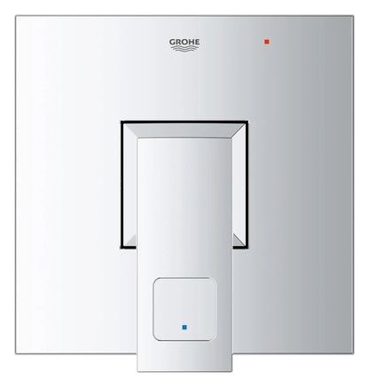 Grohe Eurocube® Pressure Balance Metal Handle and Plate StarLight Chrome Valve Trim With Cartridge