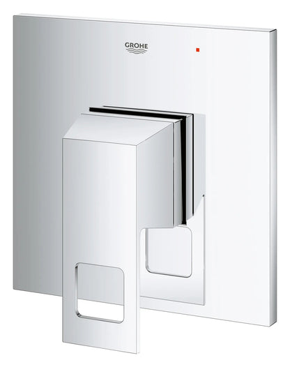 Grohe Eurocube® Pressure Balance Metal Handle and Plate StarLight Chrome Valve Trim With Cartridge