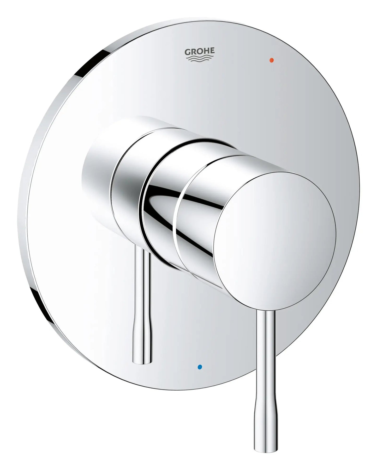 Grohe Essence Double Ceramic Pressure Balance StarLight Chrome Valve Trim With Cartridge
