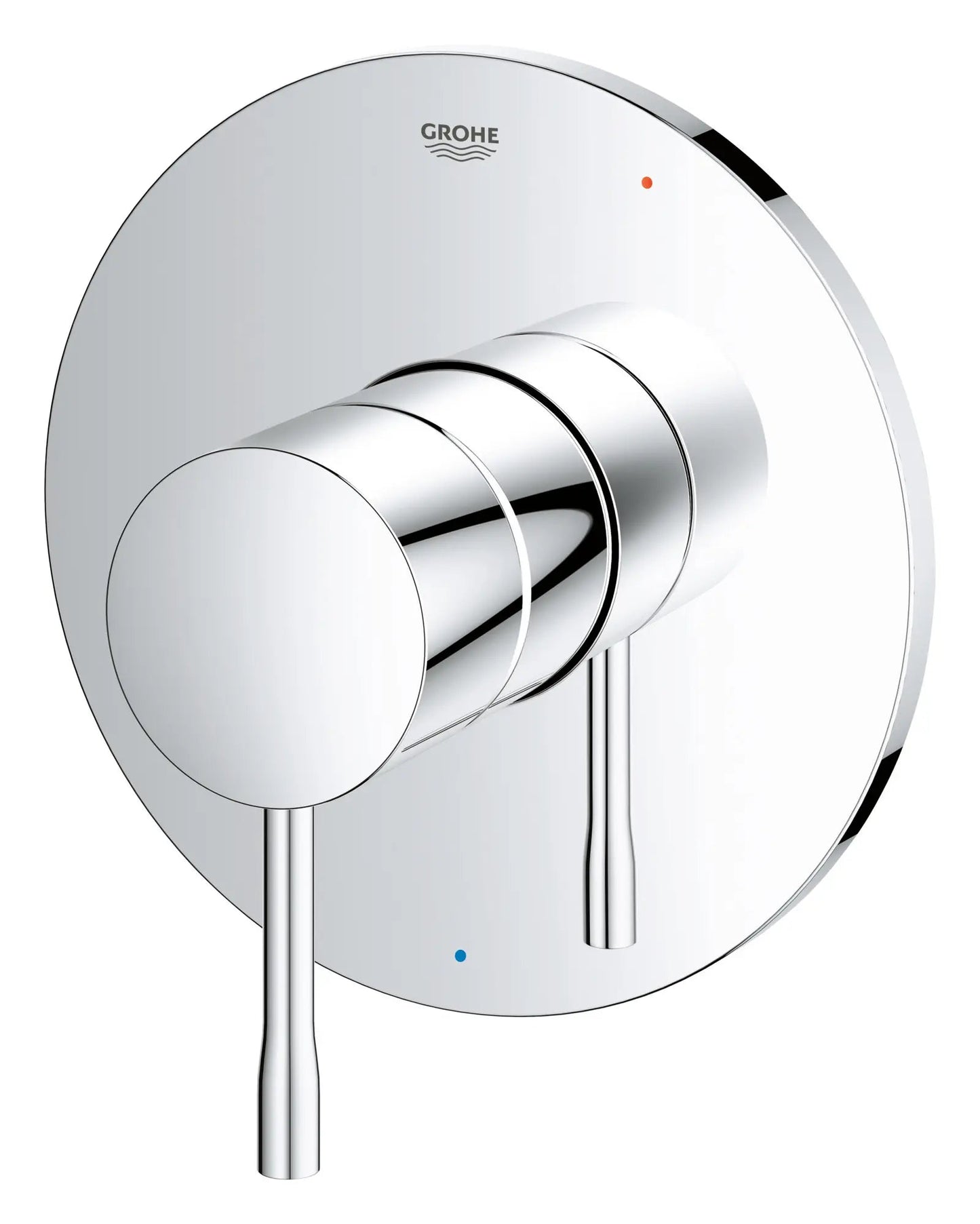 Grohe Essence Double Ceramic Pressure Balance StarLight Chrome Valve Trim With Cartridge