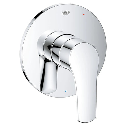 Grohe Eurosmart 19458003 Metal Handle and Plate Pressure Balance StarLight Chrome Valve Trim With Cartridge