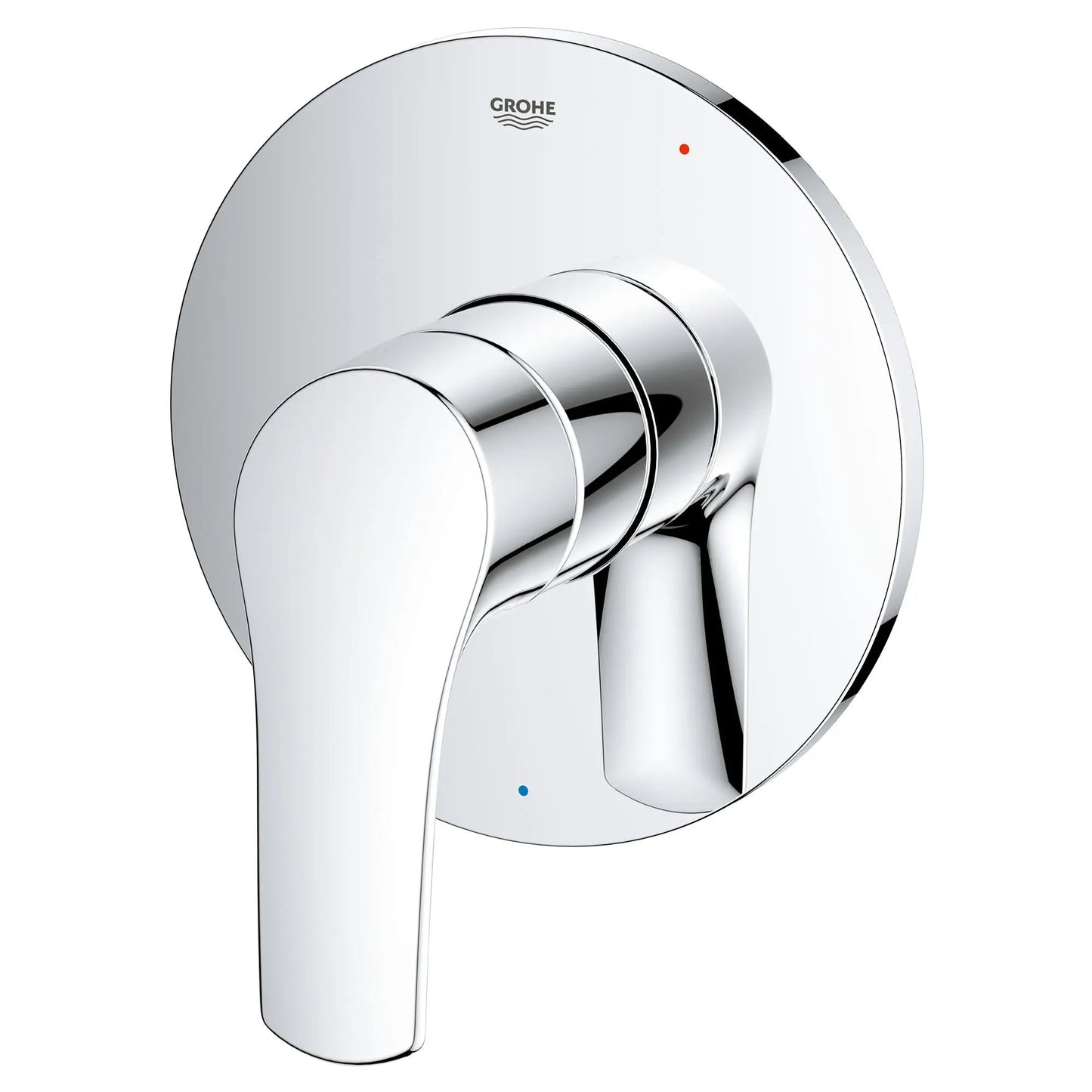 Grohe Eurosmart 19458003 Metal Handle and Plate Pressure Balance StarLight Chrome Valve Trim With Cartridge