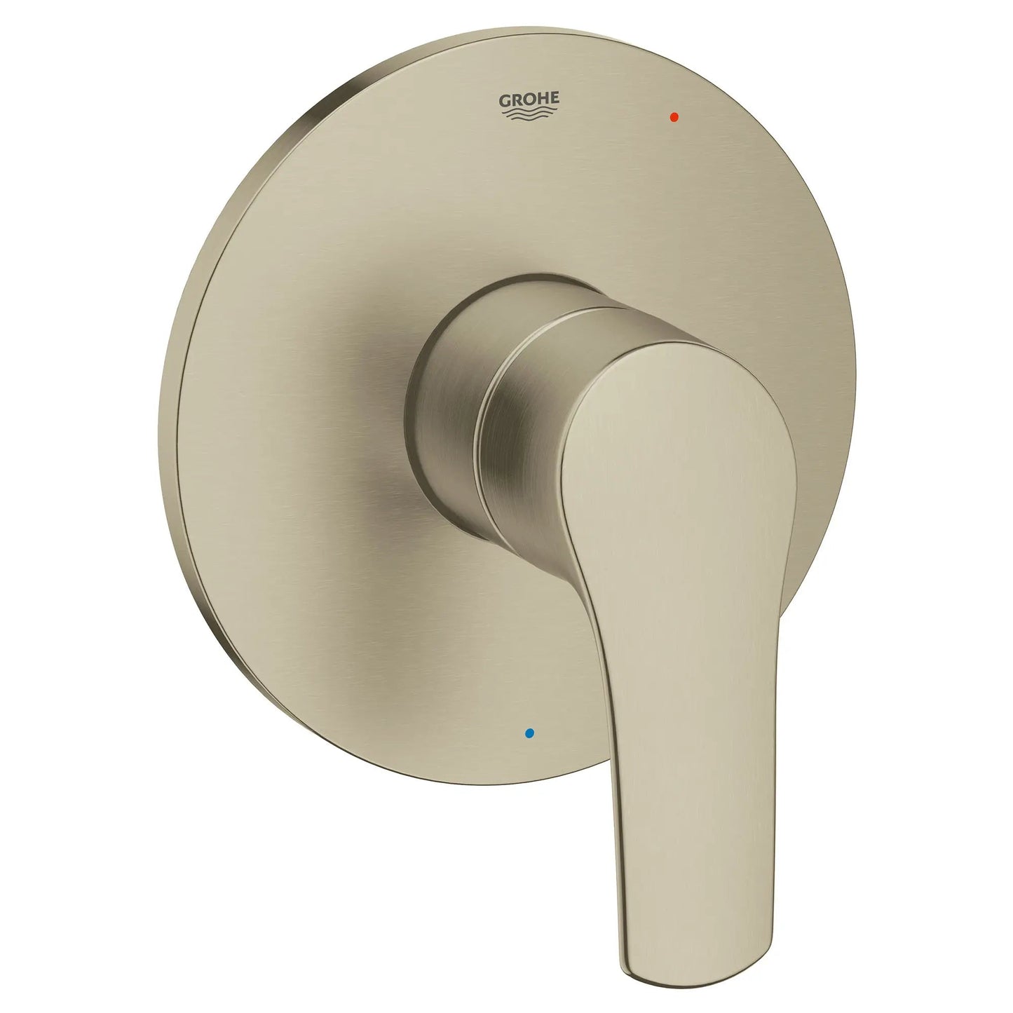 Grohe Eurosmart 19458EN3 Metal Handle and Plate Pressure Balance Brushed Nickel Infinity Valve Trim With Cartridge