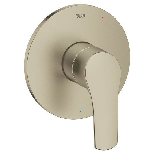 Grohe Eurosmart 19458EN3 Metal Handle and Plate Pressure Balance Brushed Nickel Infinity Valve Trim With Cartridge