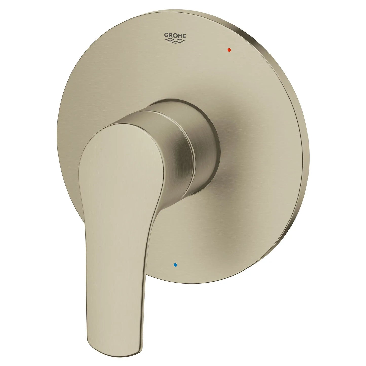 Grohe Eurosmart 19458EN3 Metal Handle and Plate Pressure Balance Brushed Nickel Infinity Valve Trim With Cartridge