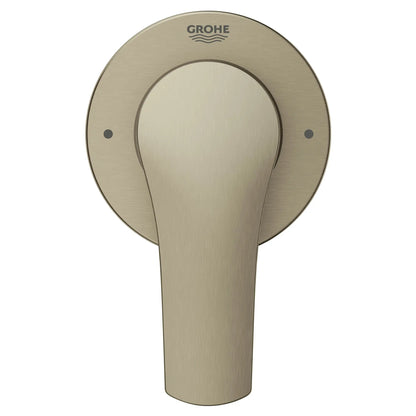 Grohe Eurosmart 2-Way Metal Handle and Plate Brushed Nickel Infinity Diverter Trim