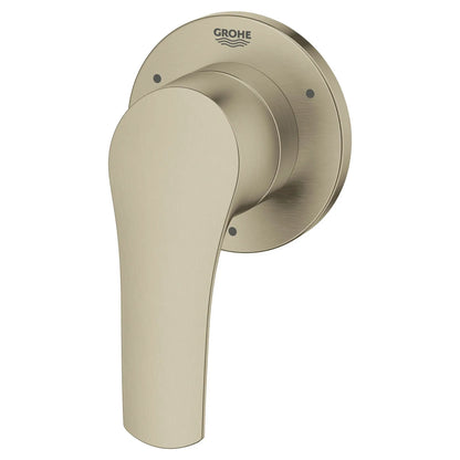 Grohe Eurosmart 3-Way Metal Handle and Plate Brushed Nickel Infinity Diverter Trim