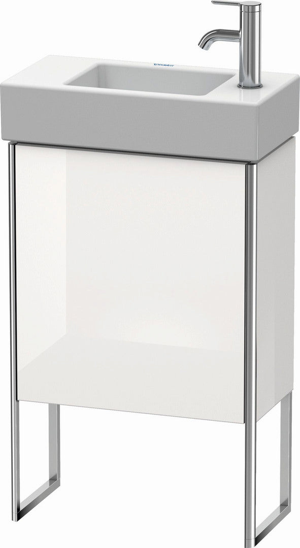 Duravit XSquare 19" White High Gloss One Door Floorstanding Vanity Unit (XS4471R2222)