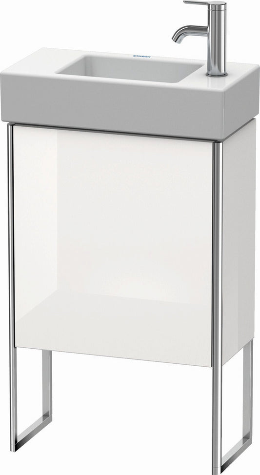 Duravit XSquare 19" White High Gloss One Door Floorstanding Vanity Unit (XS4471R2222)