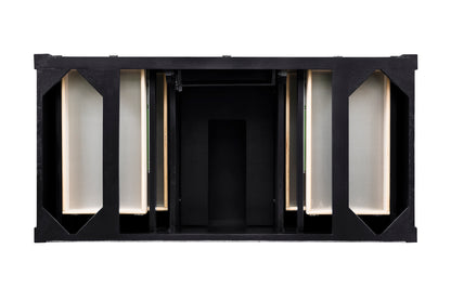 James Martin Vanities Brittany 48" Black Onyx Single Vanity With 3 CM Phantome Eclos Top