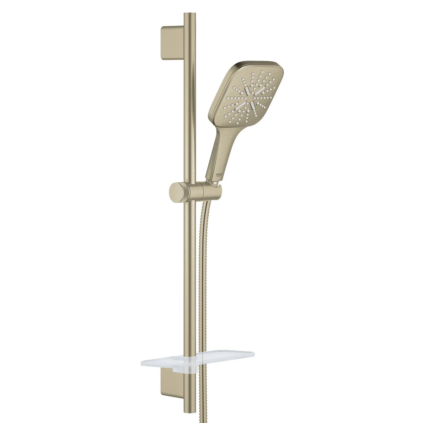 Grohe Rainshower™ SmartActive 24" 1.75 GPM 3-Spray Brushed Nickel Infinity Shower Slide Bar Kit