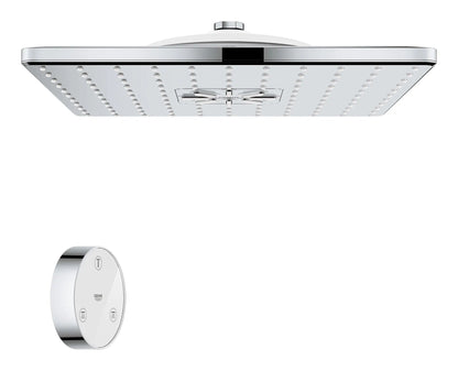 Grohe Rainshower™ 310 SmartConnect 12" 2-Spray 1.75 GPM StarLight Chrome Shower Head With Remote