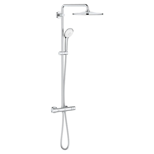 Grohe Euphoria 1.75 GPM 310 CoolTouch Thermostatic StarLight Chrome Shower System