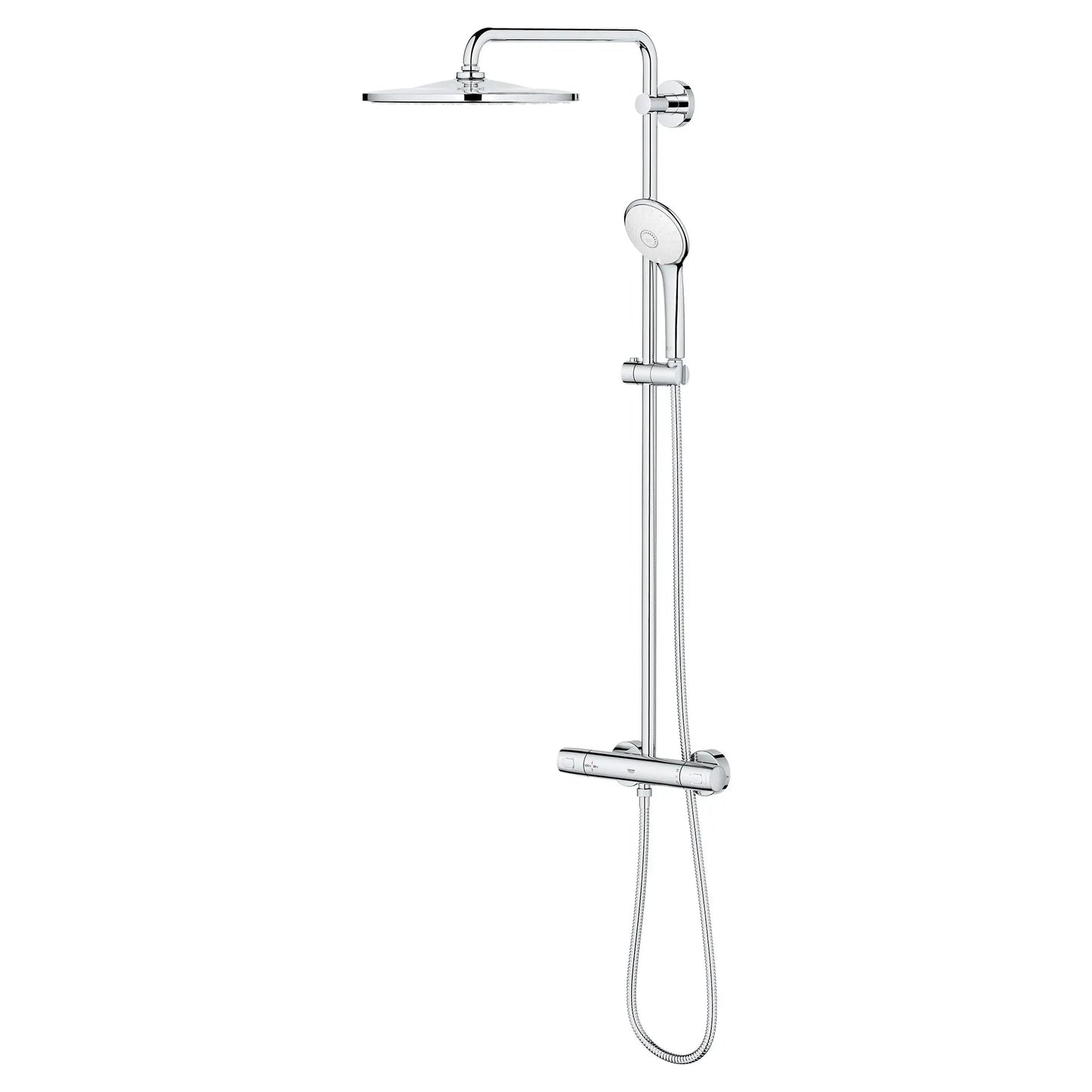 Grohe Euphoria 1.75 GPM 310 CoolTouch Thermostatic StarLight Chrome Shower System