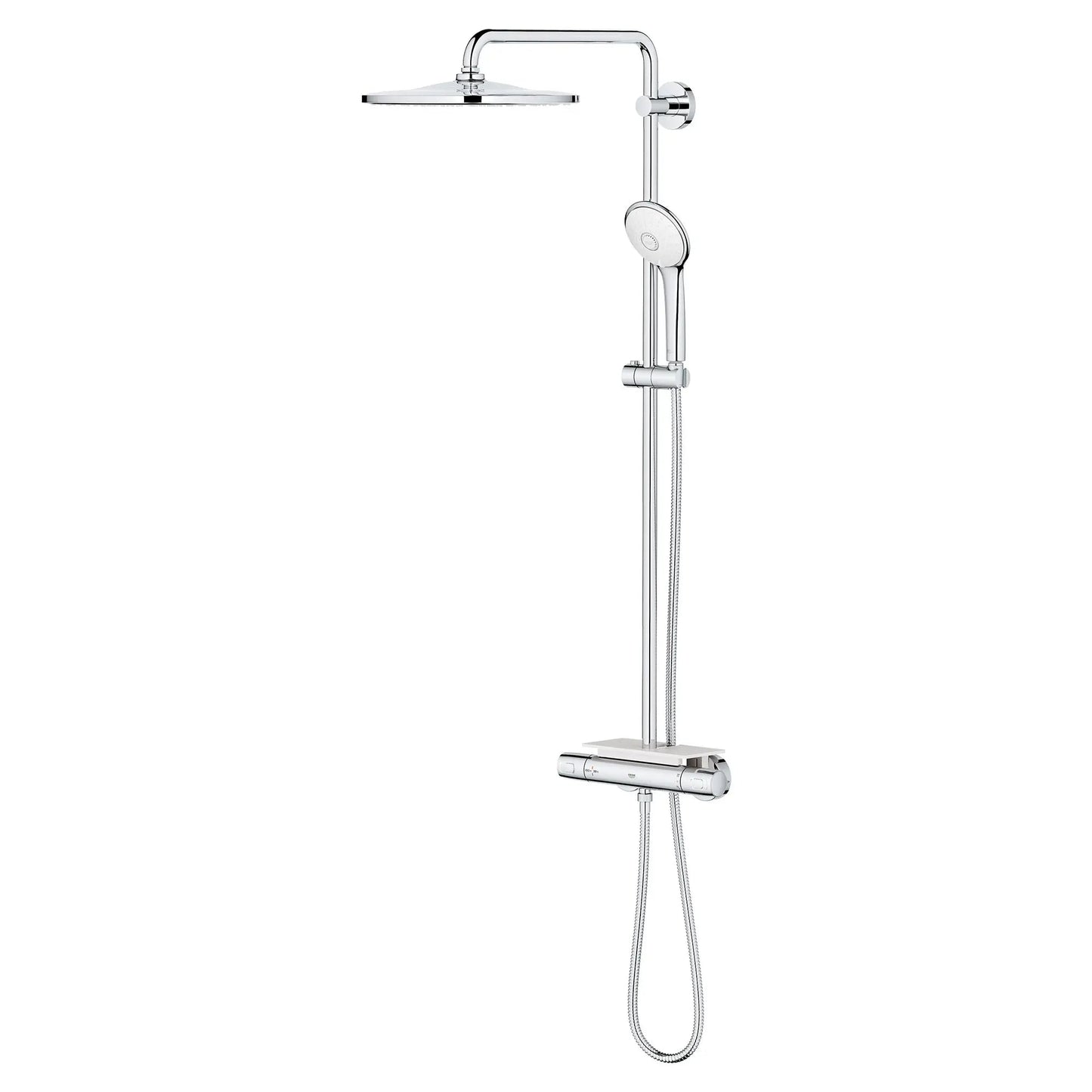 Grohe Euphoria 1.75 GPM 310 CoolTouch Thermostatic StarLight Chrome Shower System