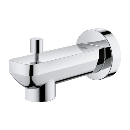 Grohe Lineare Metal Construction StarLight Chrome Wall Mount Diverter Tub Spout
