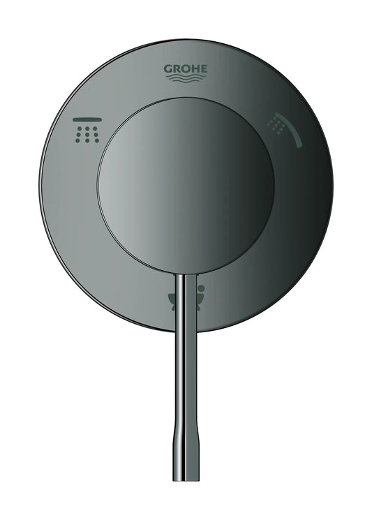 Grohe Essence 3-Way Diverter Trim Metal Lever Handle Hard Graphite Finish