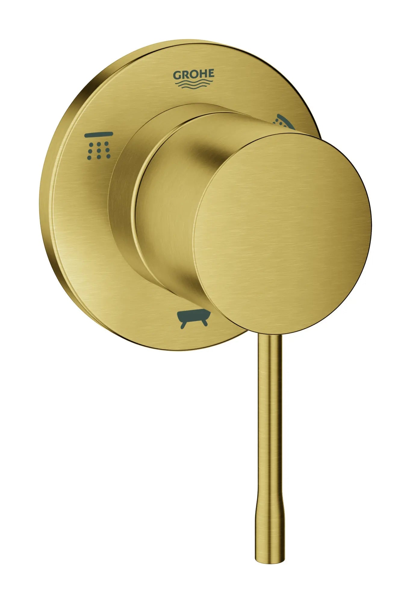 Grohe Essence 3-Way Diverter Trim Metal Lever Handle Brushed Cool Sunrise Finish