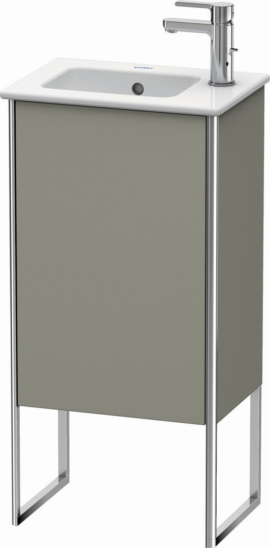 Duravit XSquare 16" Stone Gray One Door Floorstanding Vanity Unit (XS4440R9292)