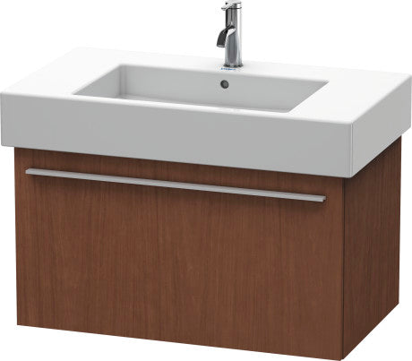 Duravit X-Large 31" x 18" x 18" American Walnut Finish Wall-Mounted Vanity Unit (XL605201313)