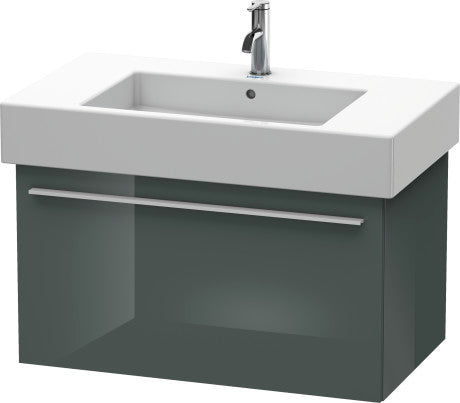 Duravit X-Large 31" x 18" x 18" Dolomite Gray Finish Wall-Mounted Vanity Unit (XL605203838)