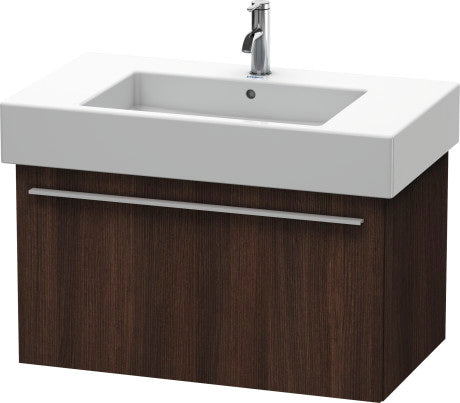 Duravit X-Large 31" x 18" x 18" Chestnut Dark Finish Wall-Mounted Vanity Unit (XL605205353)