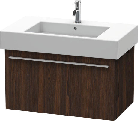 Duravit X-Large 31" x 18" x 18" Walnut Brushed Finish Wall-Mounted Vanity Unit (XL605206969)