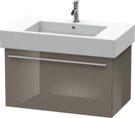 Duravit X-Large 31" x 18" x 18" Flannel Gray Finish Wall-Mounted Vanity Unit (XL605208989)