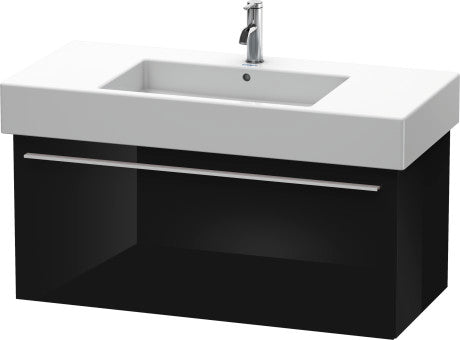 Duravit X-Large 39" x 18" x 18" Black Finish Wall-Mounted Vanity Unit (XL605304040)