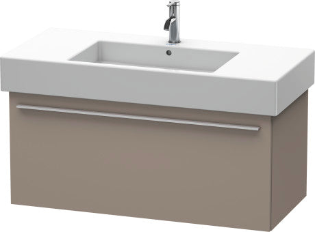 Duravit X-Large 39" x 18" x 18" Basalt Finish Wall-Mounted Vanity Unit (XL605304343)
